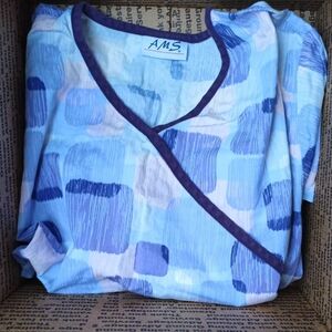 Purple Patterned Top